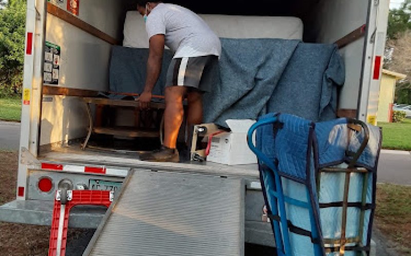 Take Care Truck And Dolly Moving
