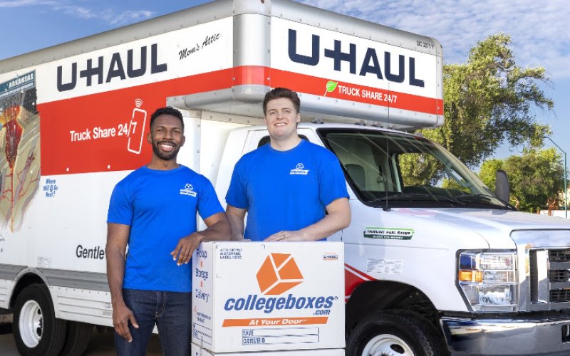 Collegeboxes at U-Haul Moving & Storage of Elizabeth — Moving and storage service in Newark